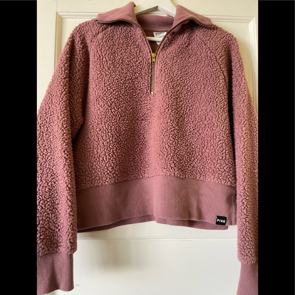 Victoria Secret PINK Sherpa 1/4 Zip
